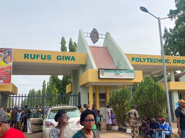 Rufus Giwa Polytechnic Staff Protest Exclusion from ₦73,000 Minimum Wage