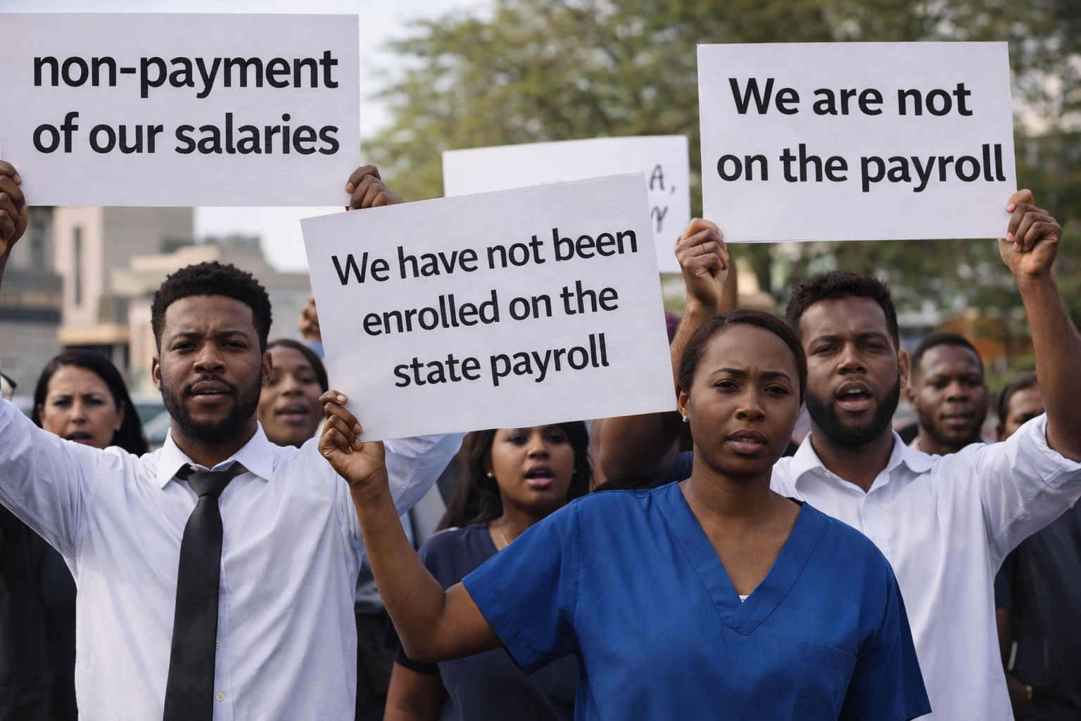 Cross River LG Workers Protest 11-Month Salary Delay, Seek Government Intervention