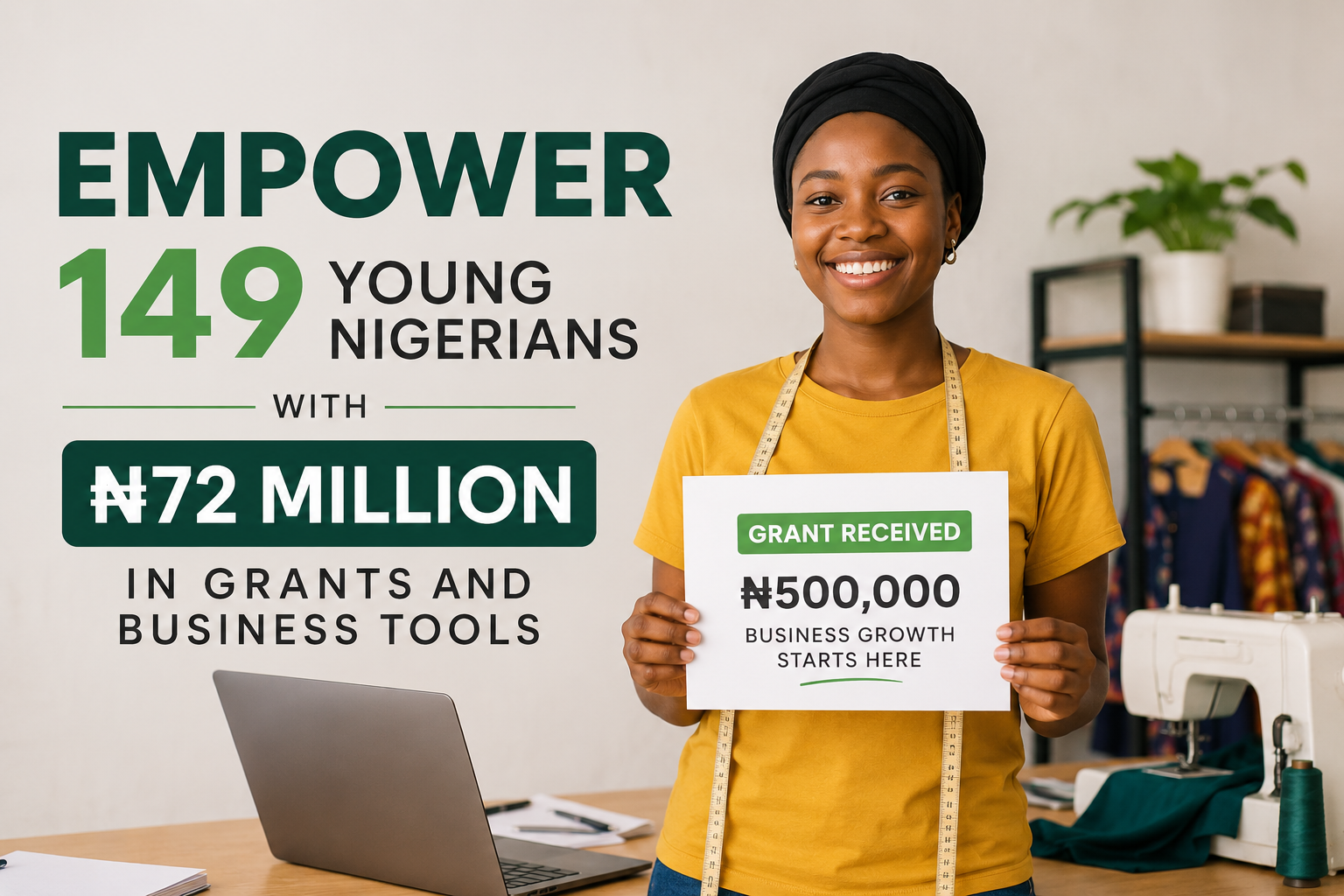 ASIF, Flutterwave, Benjamin Kalu Empower 149 Young Nigerians with ₦72 Million in Grants and Business Tools