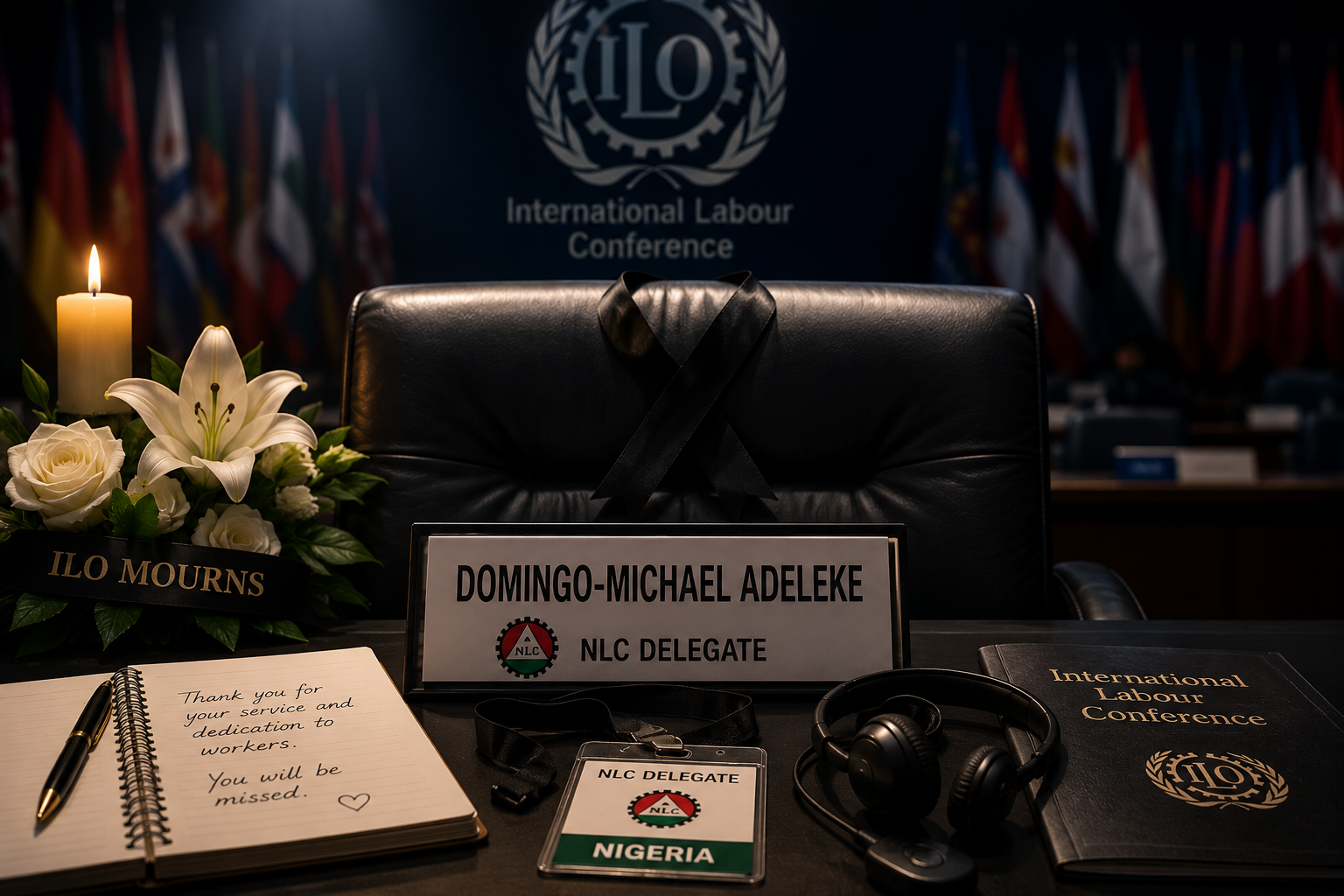 ILO Mourns Death of NLC Delegate Domingo-Michael Adeleke at International Labour Conference