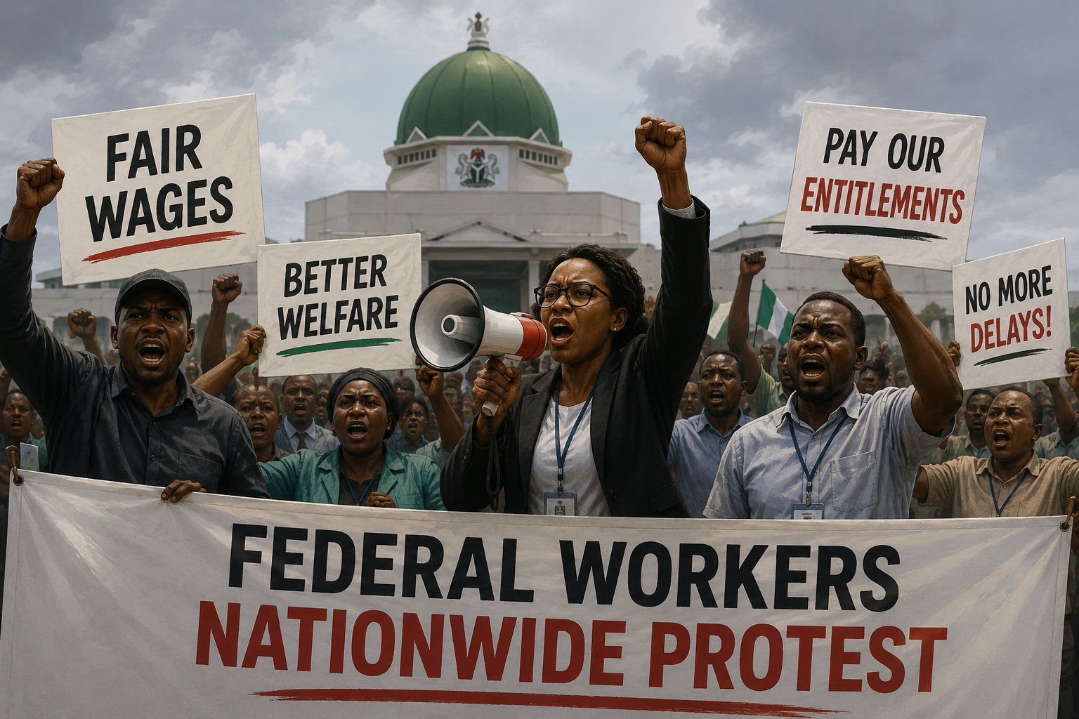 Federal Workers to Stage Nationwide Protest Over Wages, Welfare, and Outstanding Entitlements
