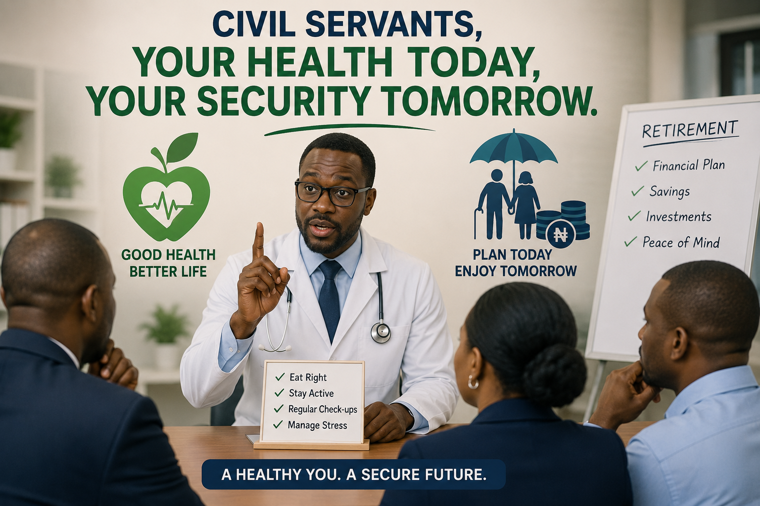 Medical Expert Urges Civil Servants to Prioritise Health and Retirement Planning