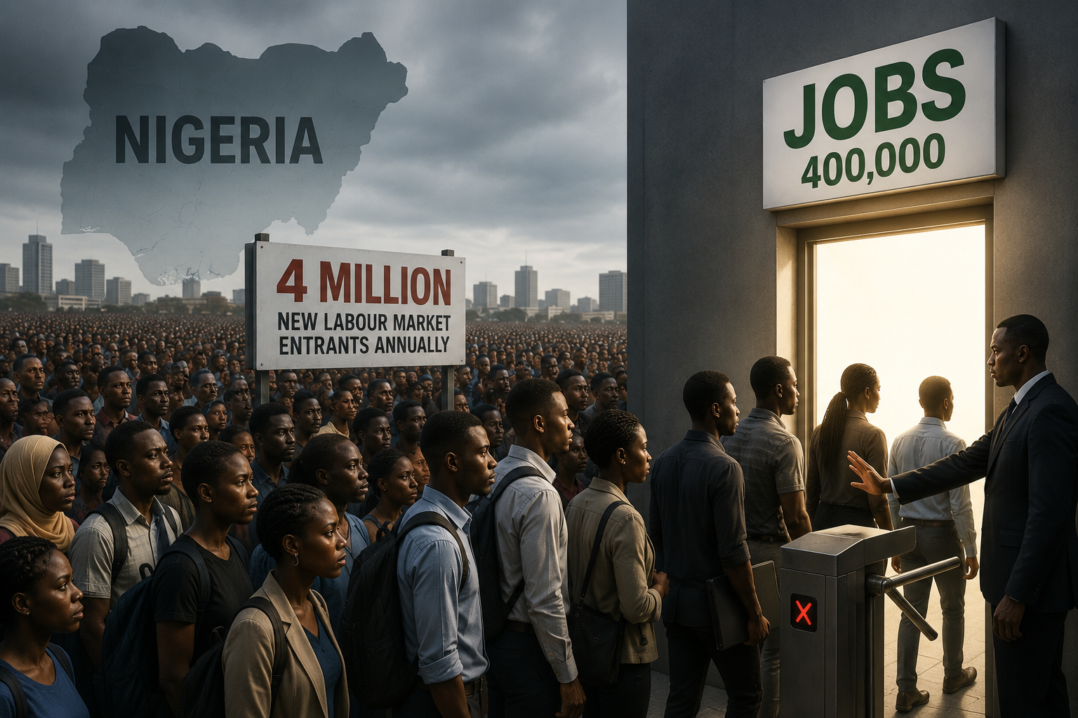 Nigeria Creates Only 400,000 Jobs for Four Million New Labour Market Entrants Annually, Stakeholders Warn