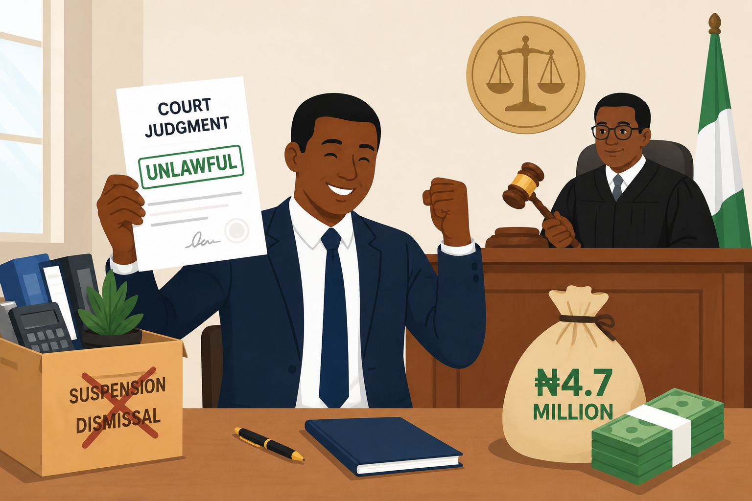Court Declares Accountant’s Suspension and Dismissal Unlawful, Awards ₦4.7 Million