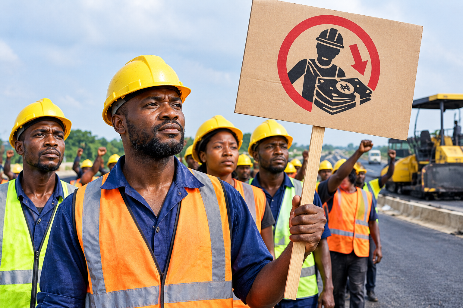 Lagos-Calabar Highway Workers Begin Strike Over Salary Cuts, Poor Conditions